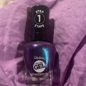 Sally Hansen Miracle Gel Nail Polish - Iridescent Purple Blue Hyp-nautical